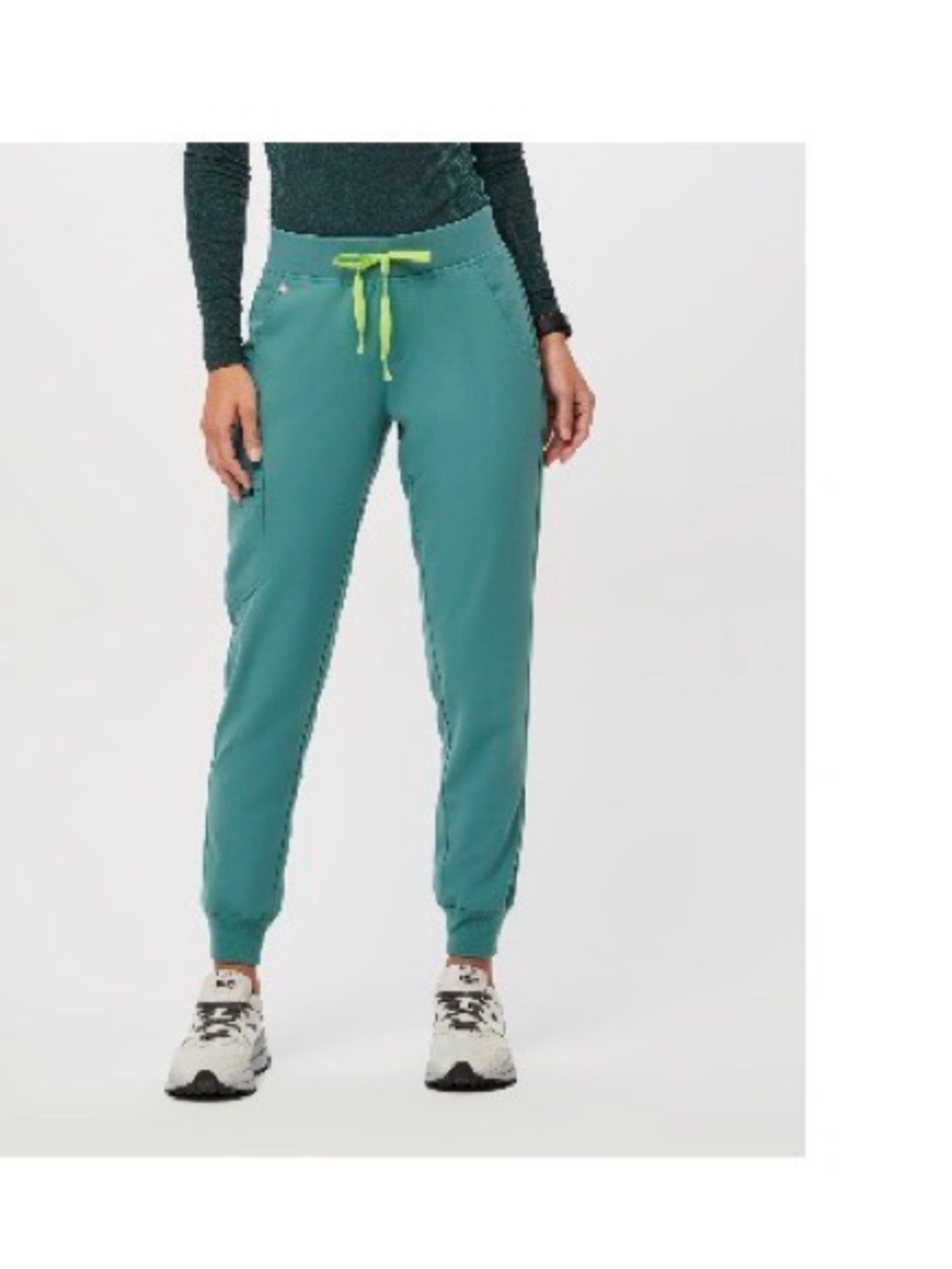 Figs Zamora Joggers Scrub Pants in cactus color